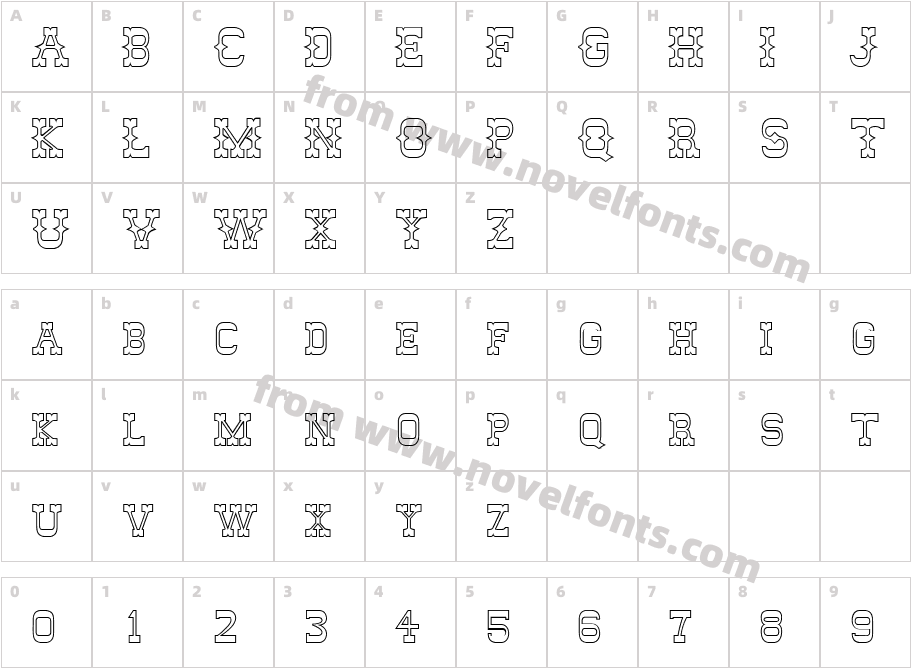 Emely Becker OutlineCharacter Map