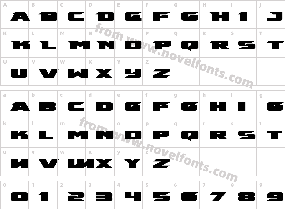 Emissary ExpandedCharacter Map