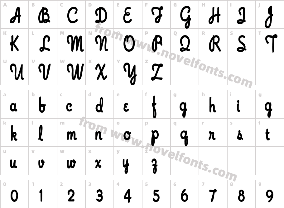 EmmanuelCharacter Map