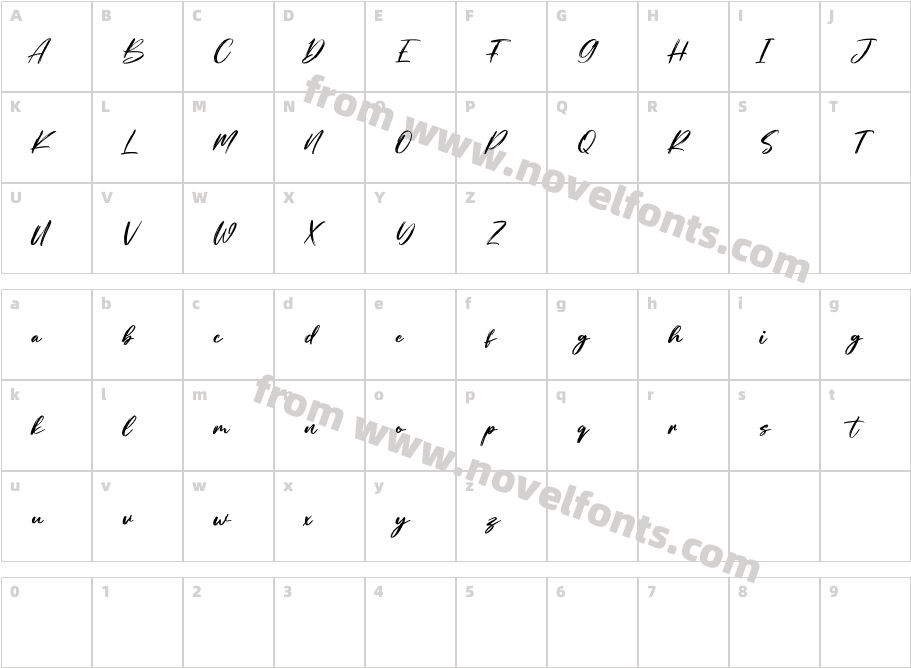 Belltons Free RegularCharacter Map