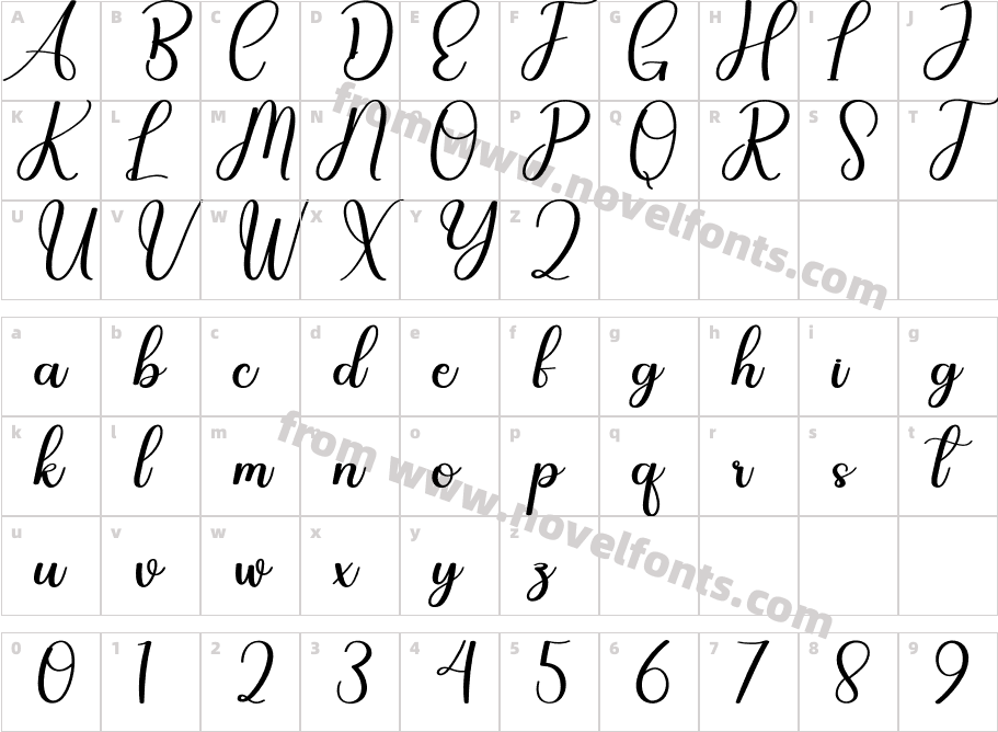 Emotional RegularCharacter Map