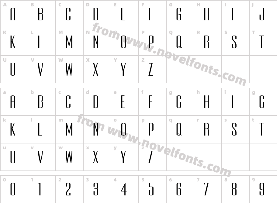 Empire ExtendedCharacter Map