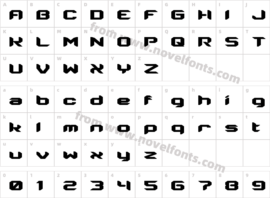 EnergonCharacter Map