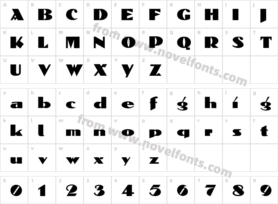 BelmondoCharacter Map