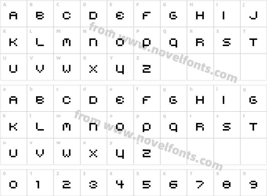 BelmongoCharacter Map