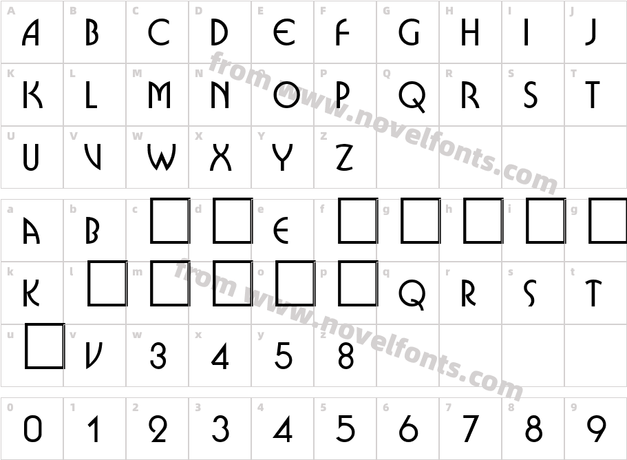 EpiphonCharacter Map