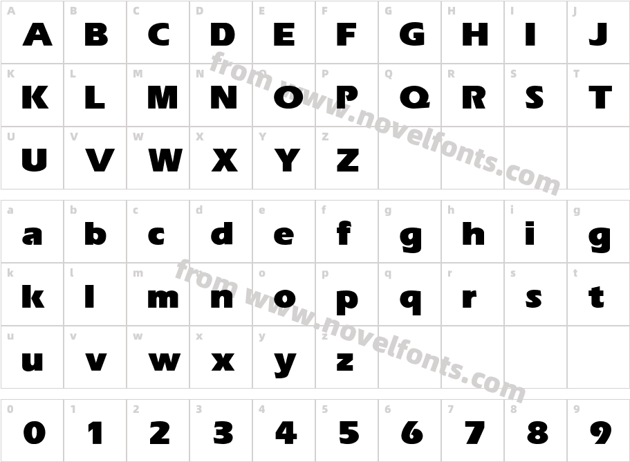 Erika BoldCharacter Map