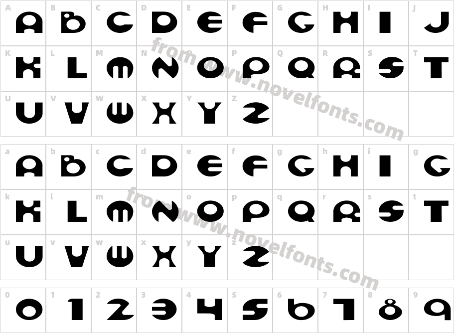 Espheres WdCharacter Map