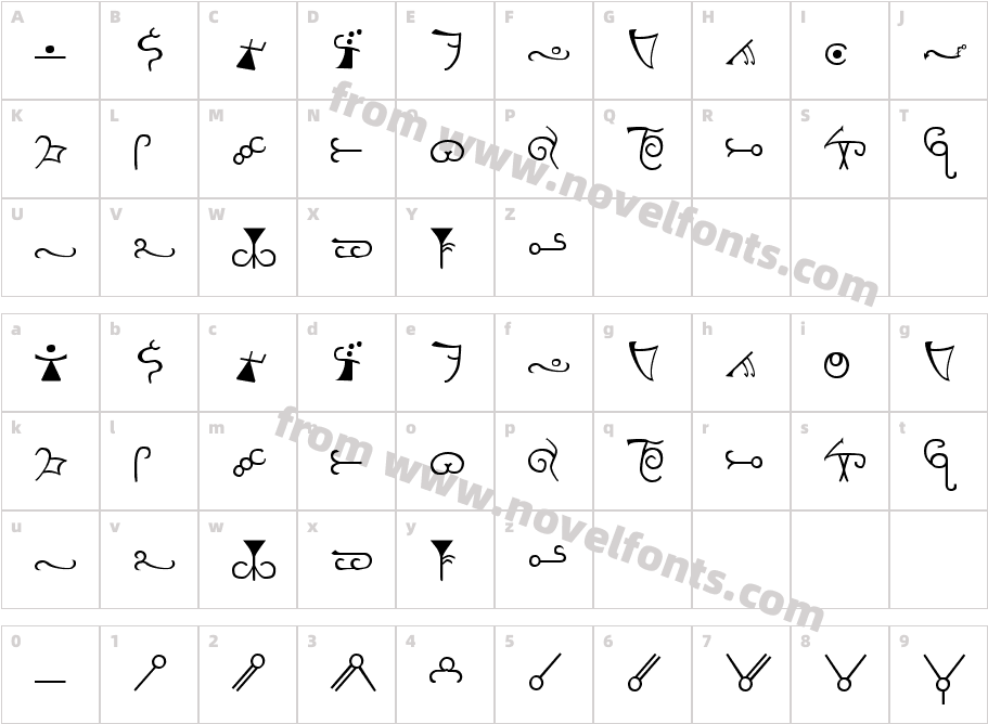 EspruarCharacter Map