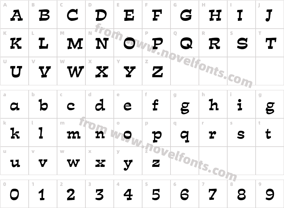 Estro MNCharacter Map