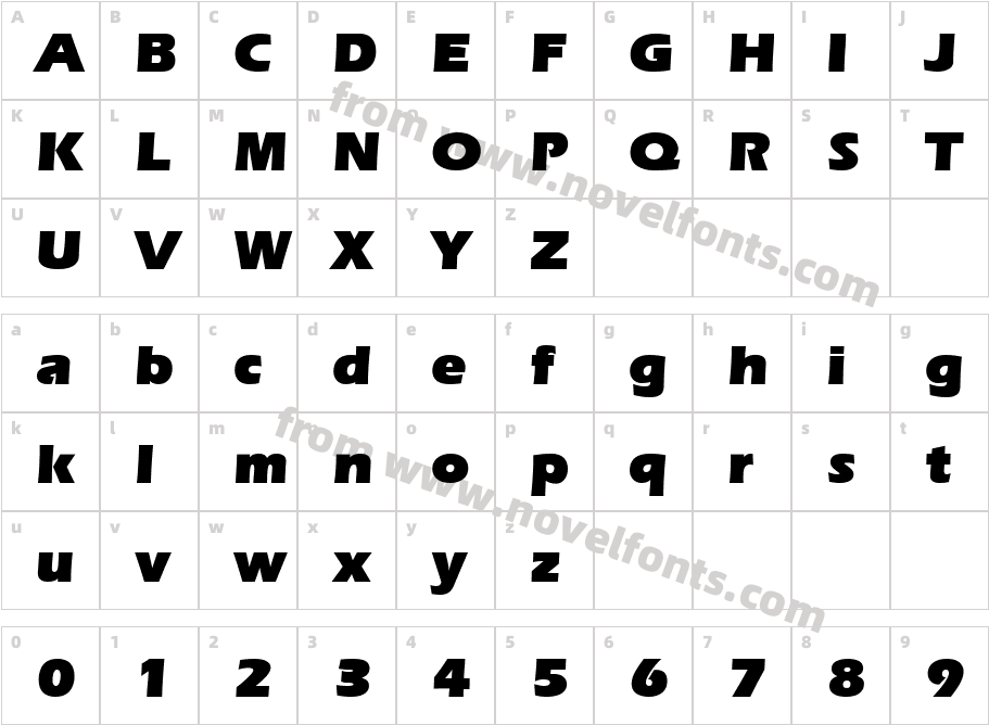 Everest UltraCharacter Map