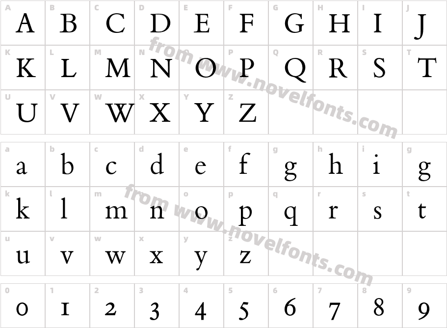 BemboExpertBQ-RomanOsFCharacter Map