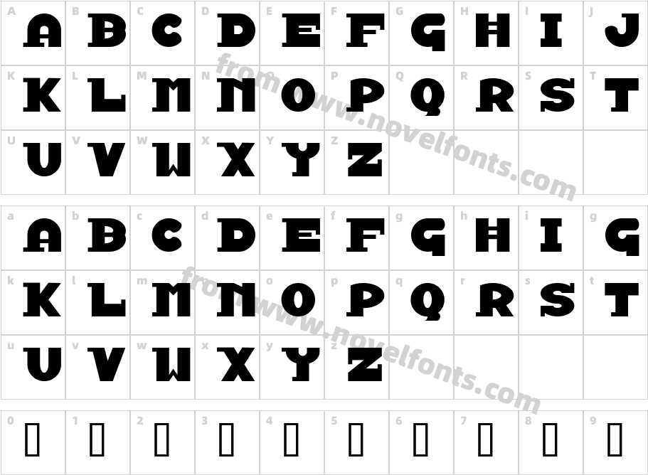 ExperimentaCharacter Map