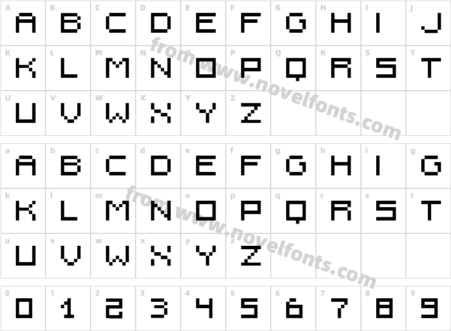 F930Character Map