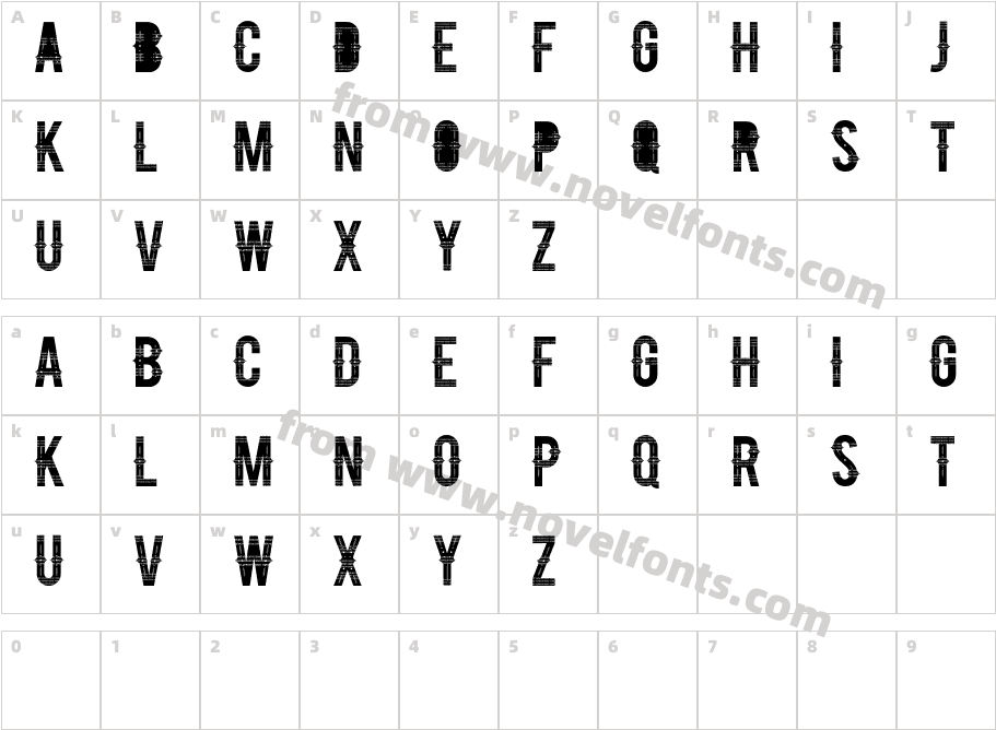 FDT_CARRETO_DEMO_VERSIONCharacter Map