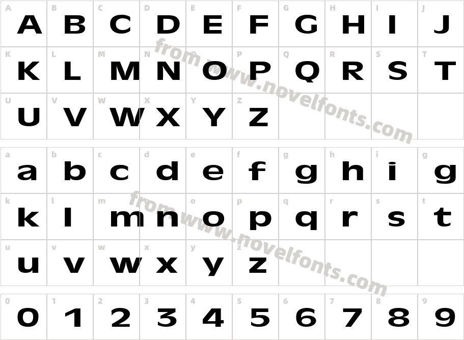 FZ BASIC 1 EXCharacter Map