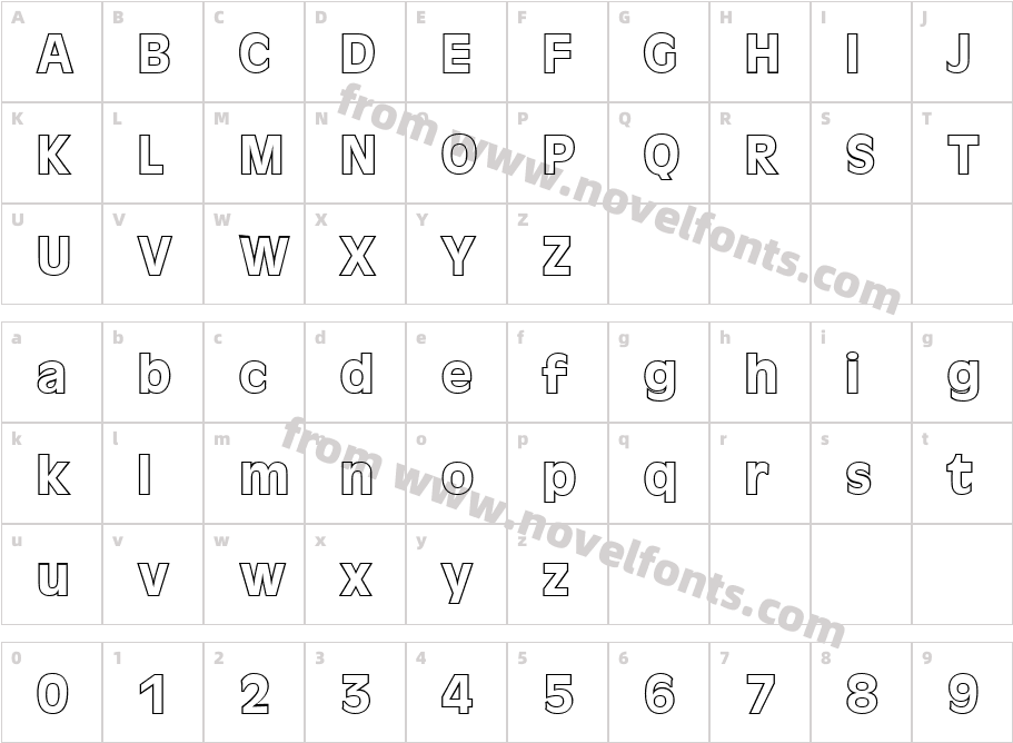 FZ BASIC 1 HOLLOWCharacter Map