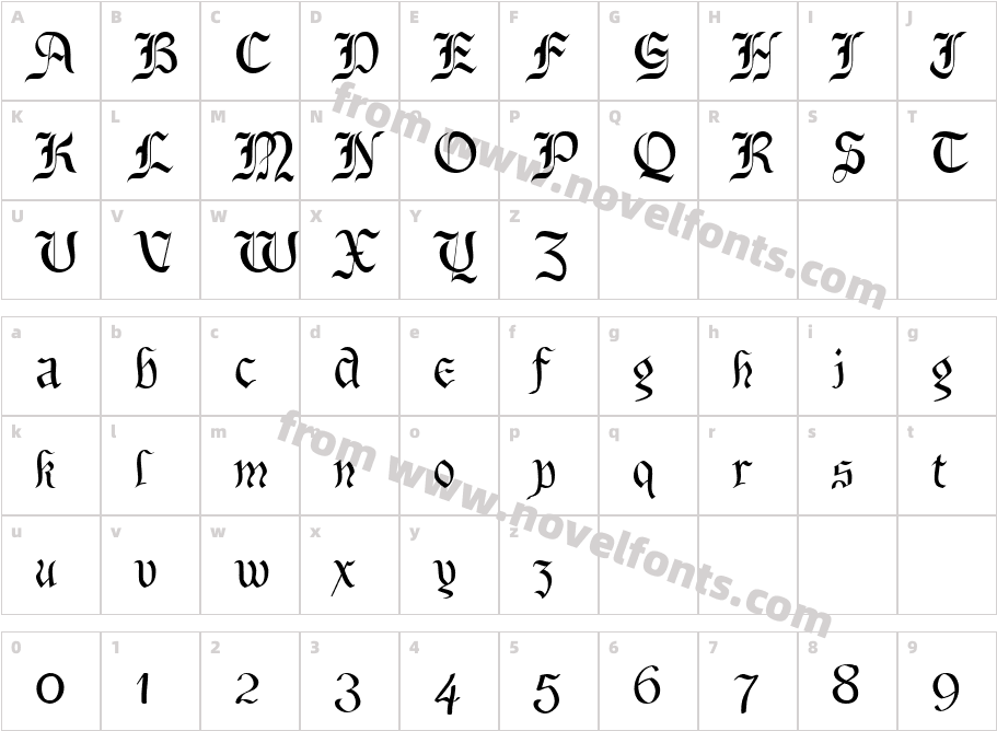 BeneCryptineCharacter Map