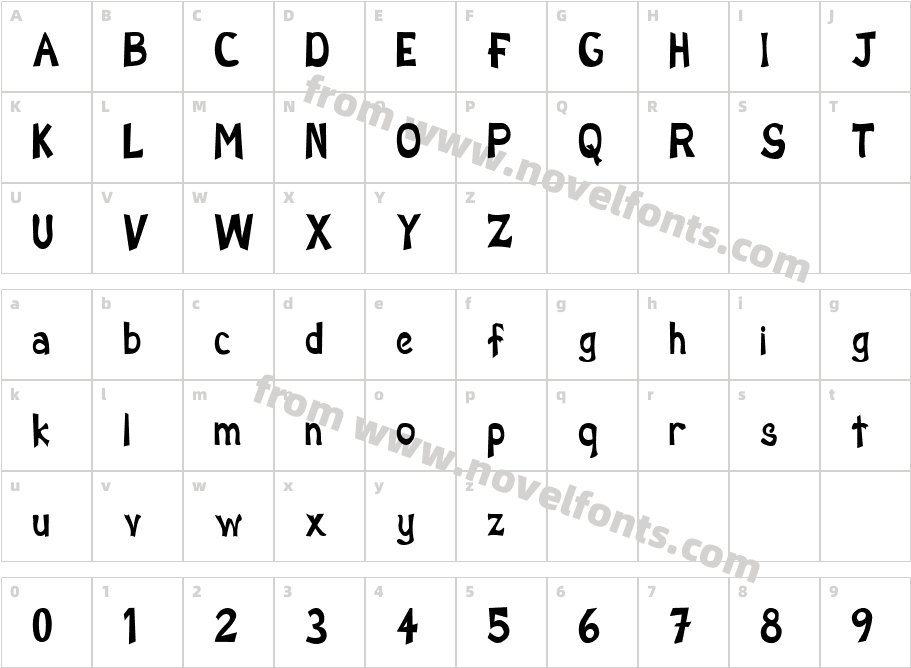 FZ BASIC 12 CONDCharacter Map