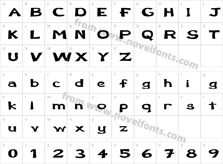 FZ BASIC 12 EXCharacter Map