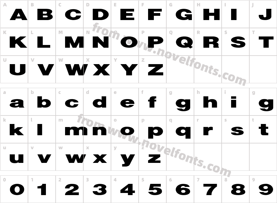 FZ BASIC 13 EXCharacter Map