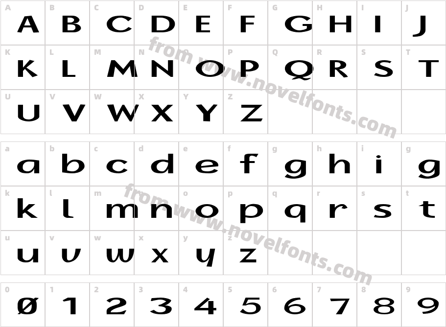 FZ BASIC 14 EXCharacter Map