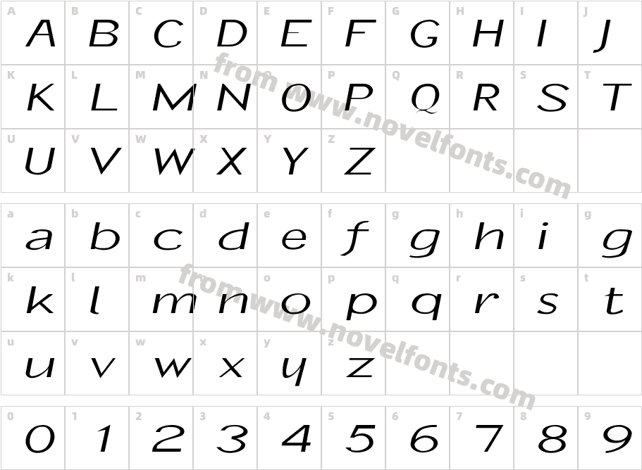 FZ BASIC 21 EXCharacter Map