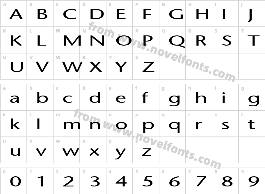 FZ BASIC 25 EXCharacter Map