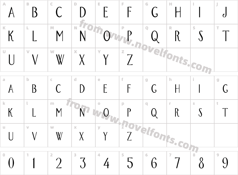 FZ BASIC 26 CONDCharacter Map