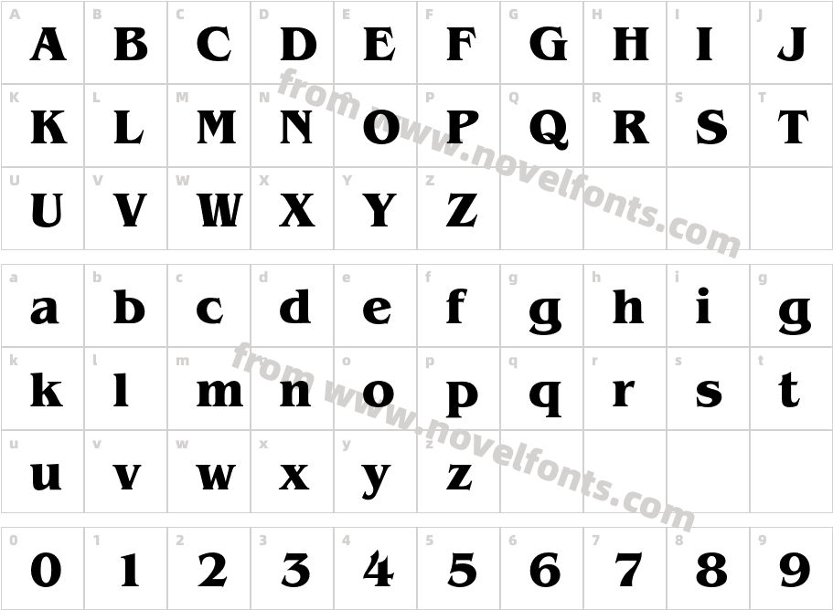 BenguiatEF-BoldCharacter Map