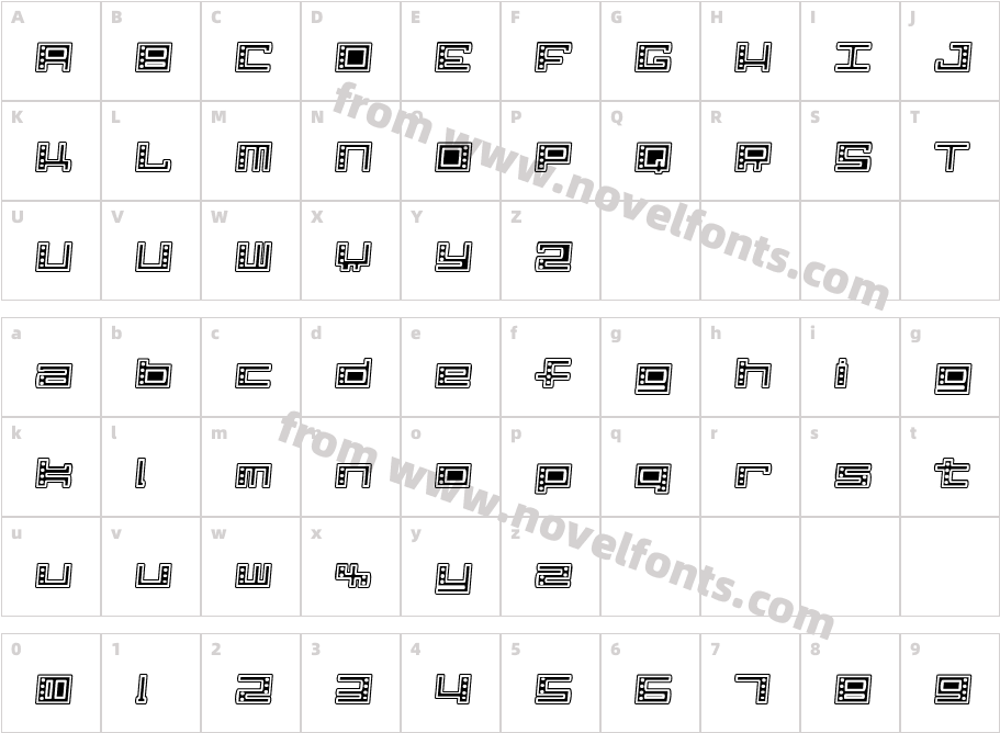 453-CAI978Character Map