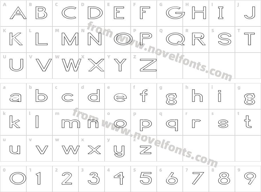 FZ BASIC 4 HOLLOW EXCharacter Map