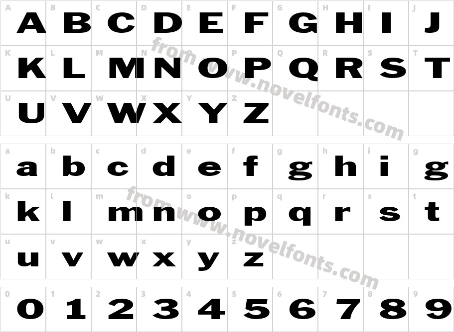 FZ BASIC 56 EXCharacter Map