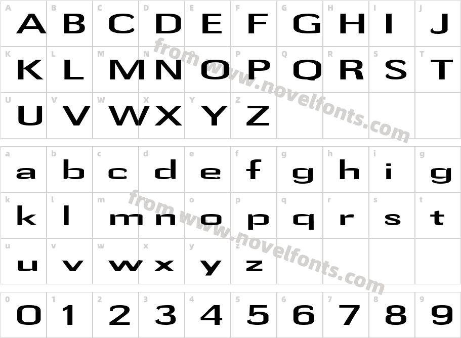 FZ BASIC 58 EXCharacter Map