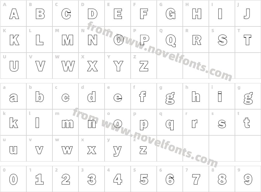 FZ BASIC 6 HOLLOWCharacter Map