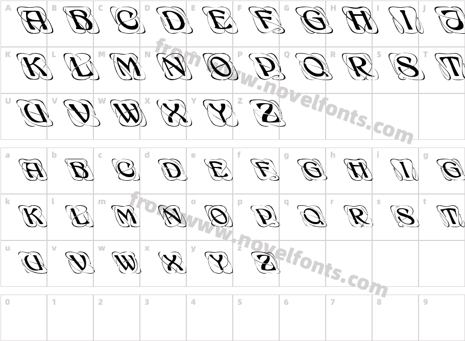 FZ BORDERS 11 LEFTYCharacter Map