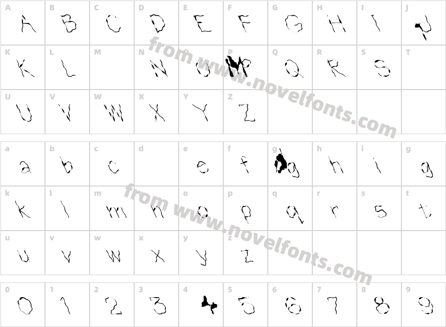 FZ HAND 1 WAVEY LEFTYCharacter Map