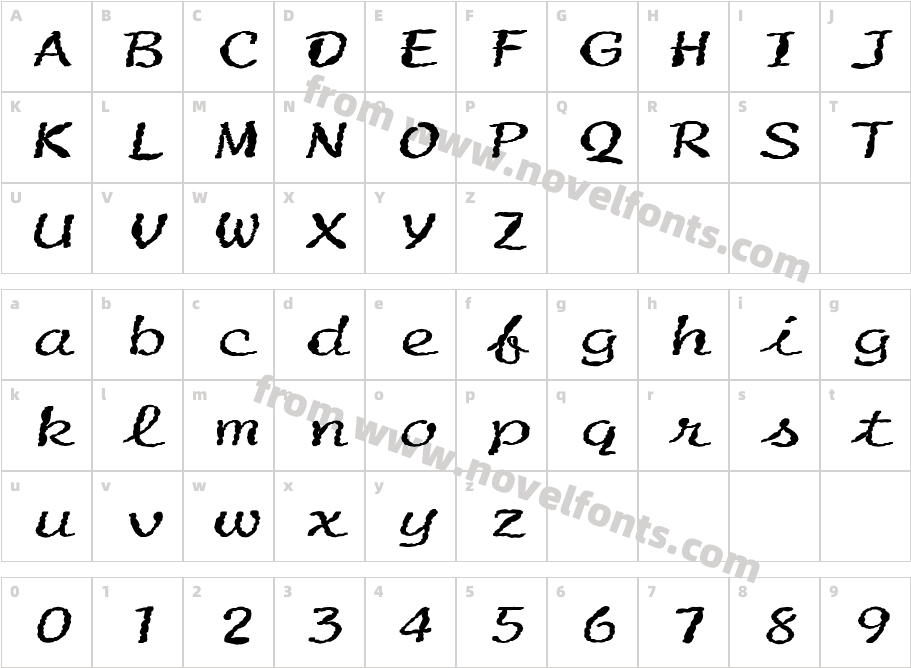 FZ HAND 20 MANGLED EXCharacter Map