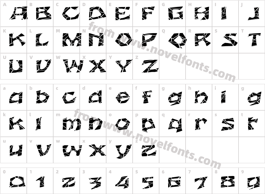 FZ JAZZY 12 CRACKED EXCharacter Map