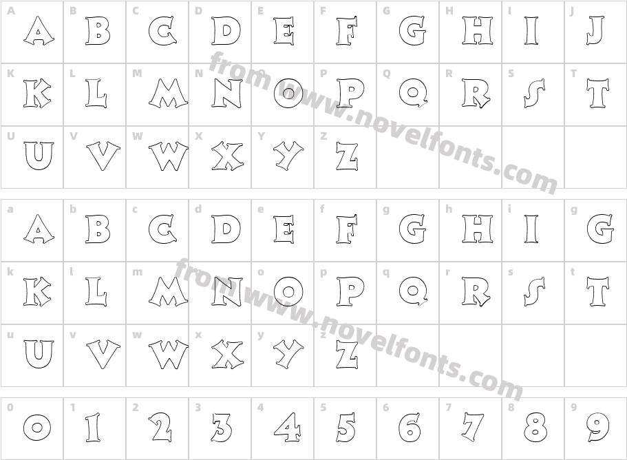 FZ JAZZY 13 HOLLOWCharacter Map