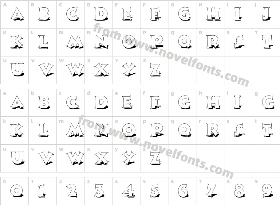 FZ JAZZY 13 SHADOWCharacter Map