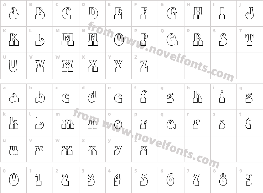 FZ JAZZY 16 HOLLOWCharacter Map