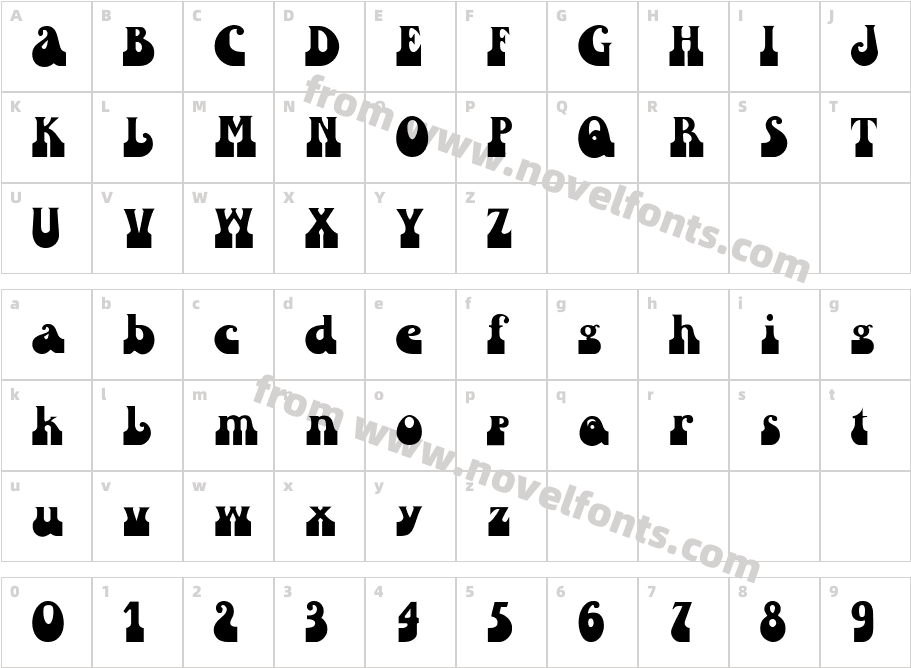 FZ JAZZY 16Character Map