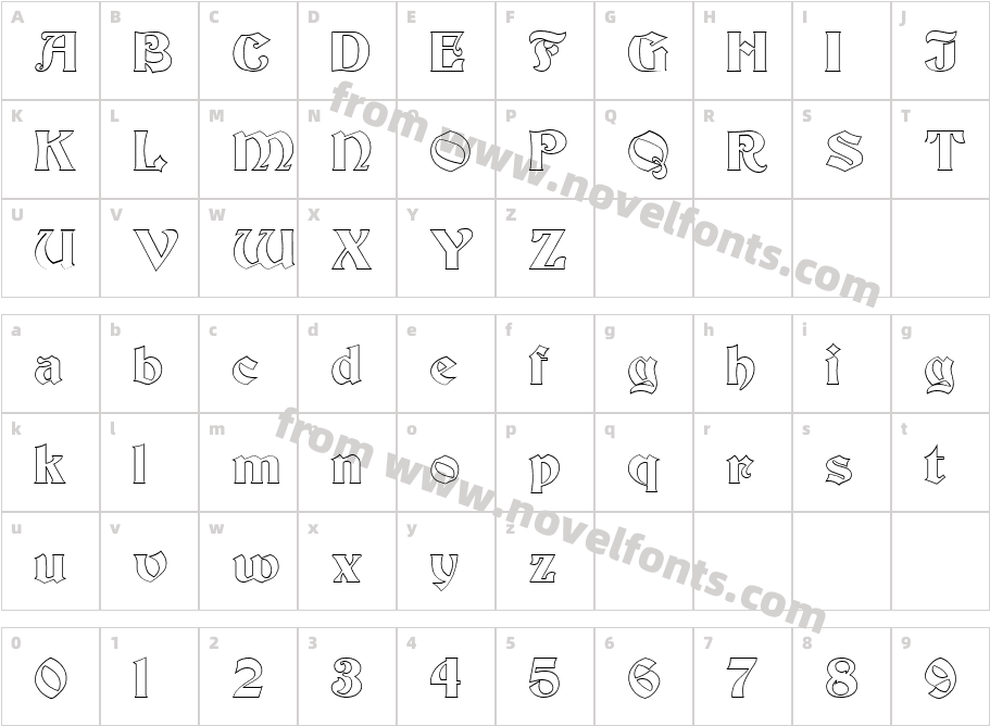 FZ JAZZY 19 HOLLOWCharacter Map