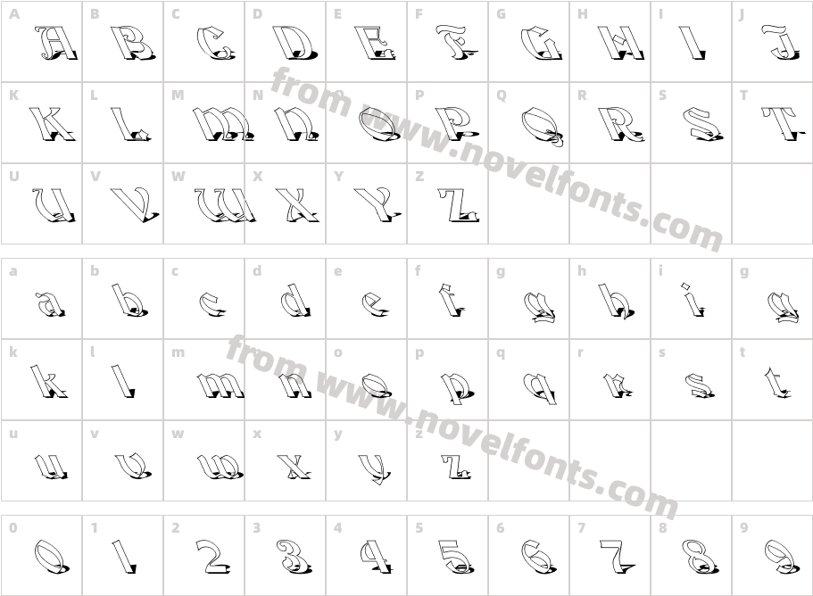 FZ JAZZY 19 SHADOW LEFTYCharacter Map