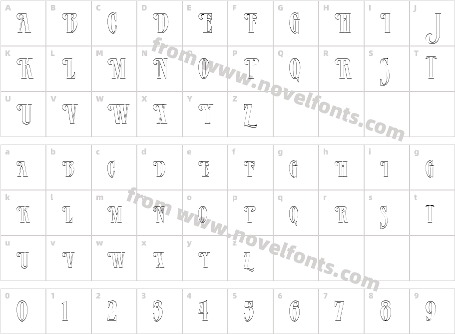 FZ JAZZY 23 HOLLOWCharacter Map