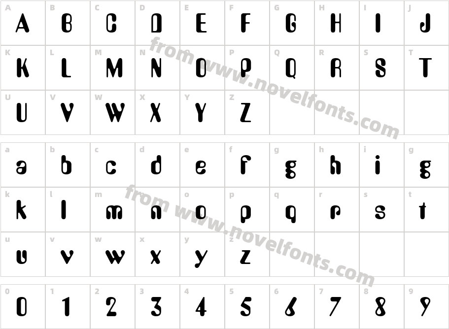 459-CAI978Character Map