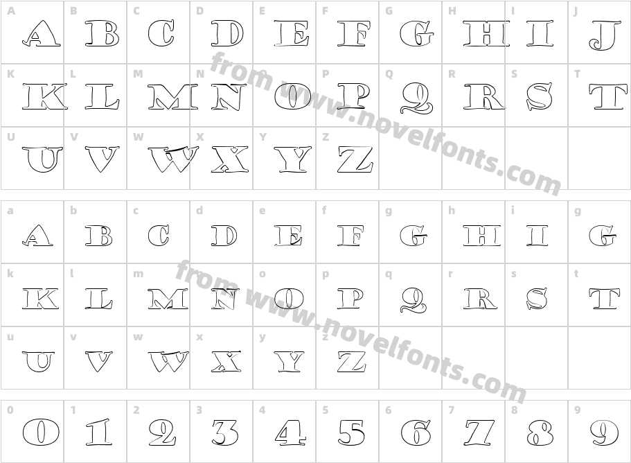 FZ JAZZY 38 HOLLOWCharacter Map