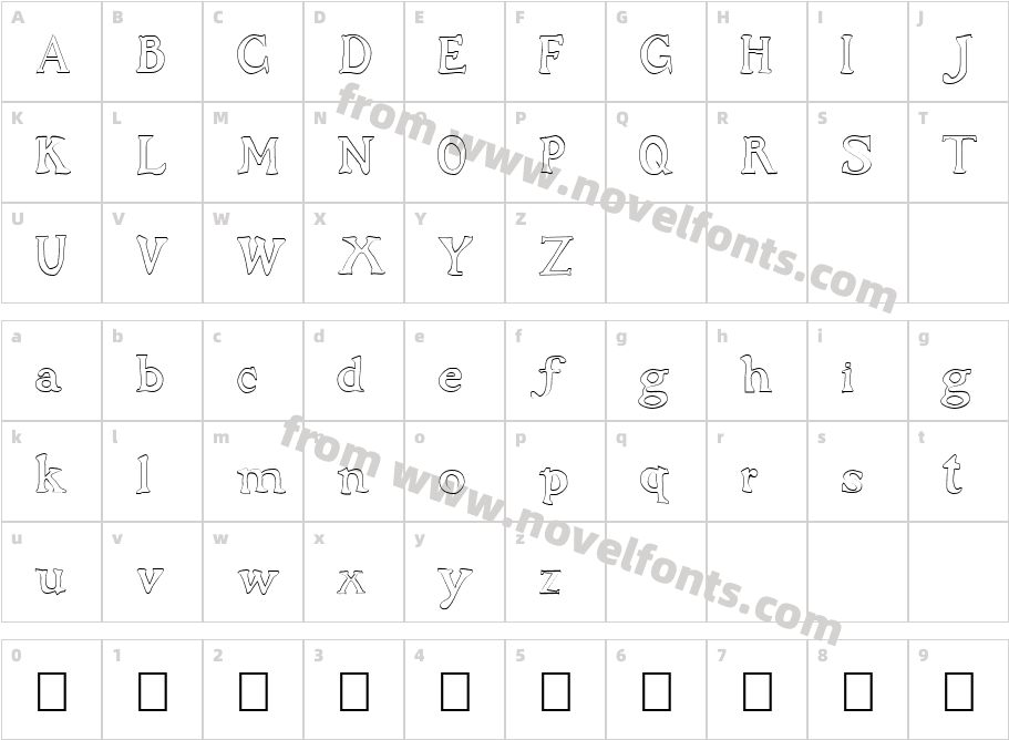 FZ JAZZY 48 HOLLOWCharacter Map