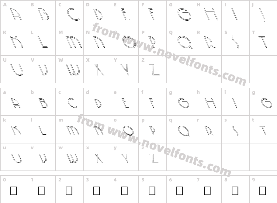 FZ JAZZY 5 HOLLOW LEFTYCharacter Map